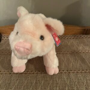 Russ Berrie 10inch Pigsley pig piglet plush stuffy  Caress Soft Pet